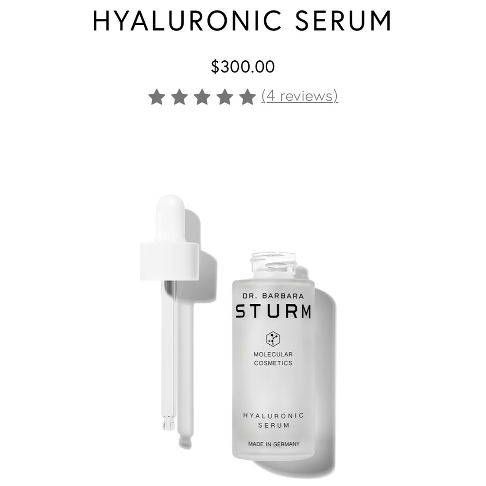 Barbara Sturm Hyaluronic serum full size 1.01fl.oz